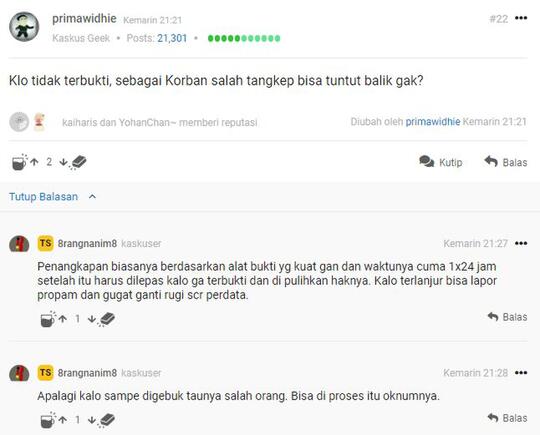 Checklist: Tiba-tiba Ditangkap Polisi? Pahami dan lakukan ini!