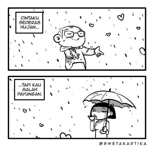 Admin Gercep Numpang Promosi, Komikus Ini Sindir dengan Nomor Rekening