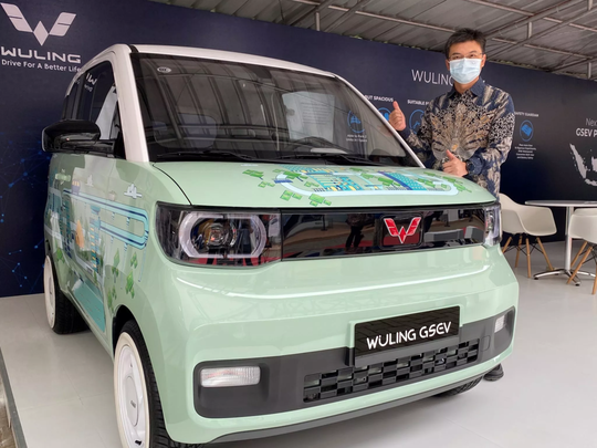 Adu Canggih Mobil Listrik di IEMS 2021! Wuling hadirkan GSEV
