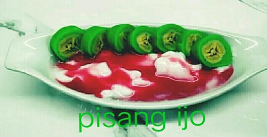 Resep Es Pisang Ijo Sederhana
