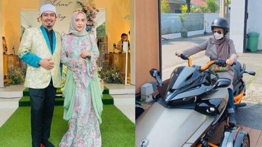 Tuai Kritikan, Intip Potret April Jasmine Naik Motor Gede ke Mal
