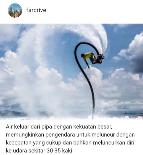 Flyboard Air: Serunya Bikin Nagih