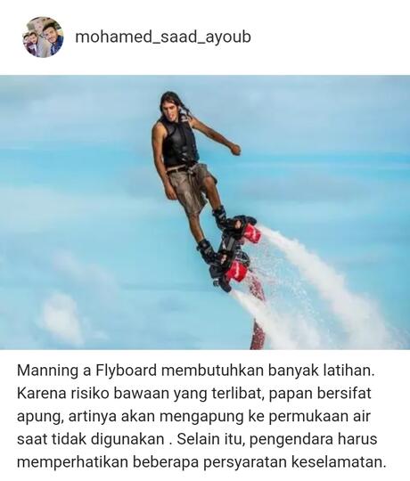 Flyboard Air: Serunya Bikin Nagih