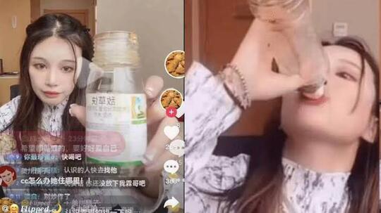 EDAN, Tiktokers Cantik ini Bunuh Diri Dengan Minum Racun Sambil Live, ini Alasannya