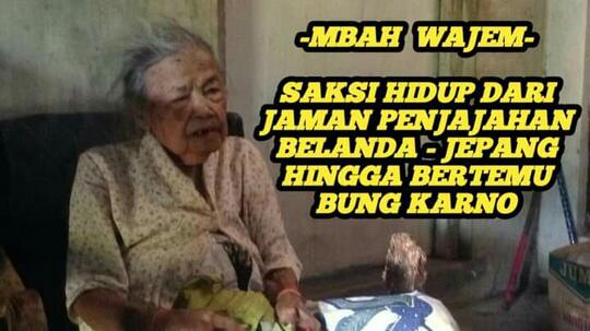 Mbah Wajem : Saksi Hidup Penjajahan Belanda Dan Kejamnya Jepang