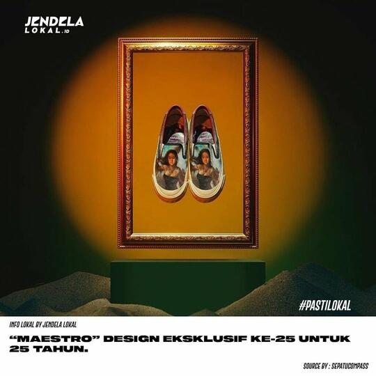 Design ke-25 dari Kolaborasi Compass X UNKL347 hadirkan "Maestro" dari sang Maestro