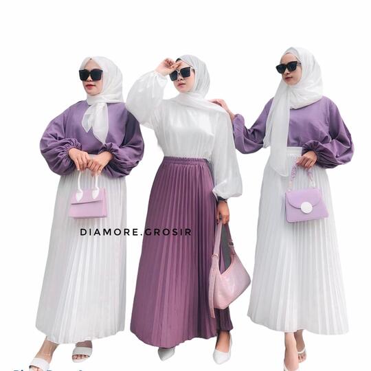5 Rekomendasi Toko Rok Plisket di Shopee yang Murah dan Laris
