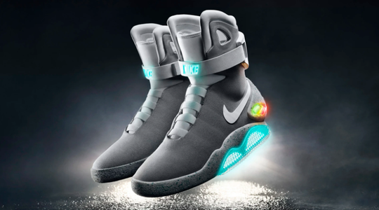 nike self lacing boots