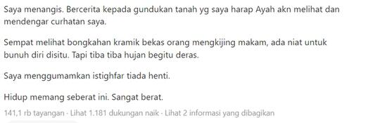 Ini Curhatan Novia Widya Sari Sebelum Bunuh Diri: Ibu Memohon Saya Tetap Hidup
