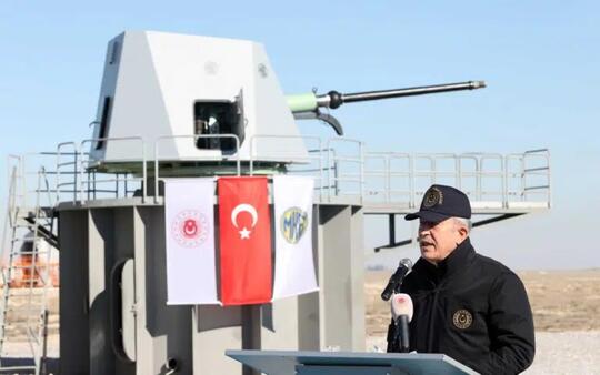 Turki Menuntaskan Uji Coba Meriam Kapal Kaliber 76 mm Buatan Dalam Negeri