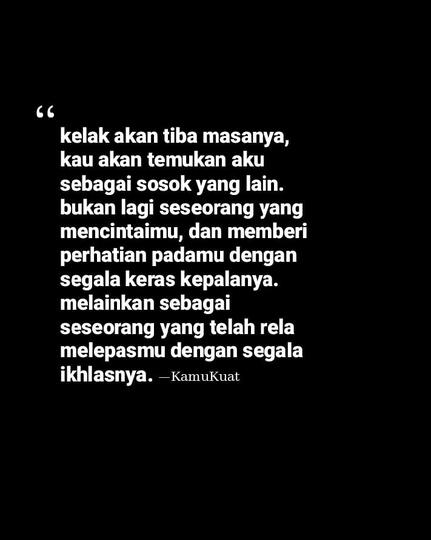 Melepas Untuk Bebas