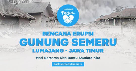 KASKUS Peduli Semeru, Ayo Bantu Saudara Kita, GanSis!