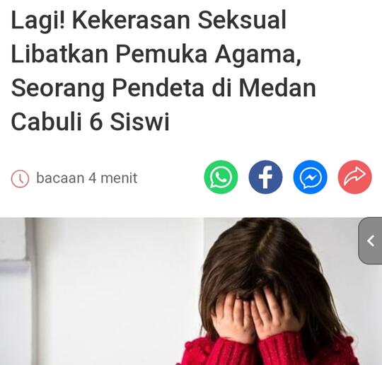 Dari Ustadz Sampai Pendeta Jadi Pelaku Pelecehan Seksual, Kenapa dengan Pemuka Agama?