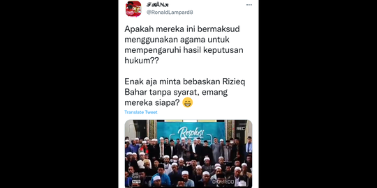 Desak Bahar Smith Dibebaskan, Ulama Garut : Kalian Umumkan Perang Kepada Allah"