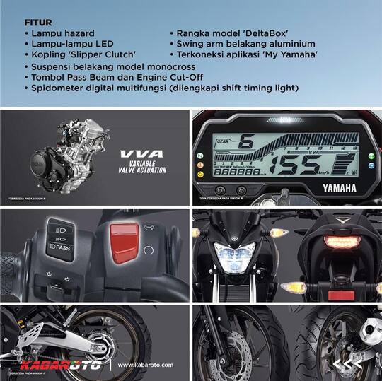 Dijual Rp32 Jutaan, Yamaha Vixion R Punya Dua Warna Dan Grafis Baru