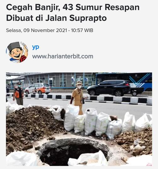 Macet Parah Jalan Letjen Suprapto Jakpus Dikepung Genangan Air, Macet hingga 2 KM