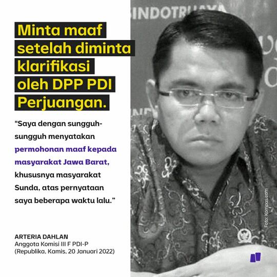 Arteria Dahlan Minta Maaf dan Siap Terima Sanksi PDIP hingga Lord Rangga Datangi DPR