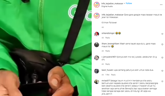 Ojol Masuk Tol, Google Map Disalahin? Kalau Belum Tahu Gunain Map, Sini Masuk!