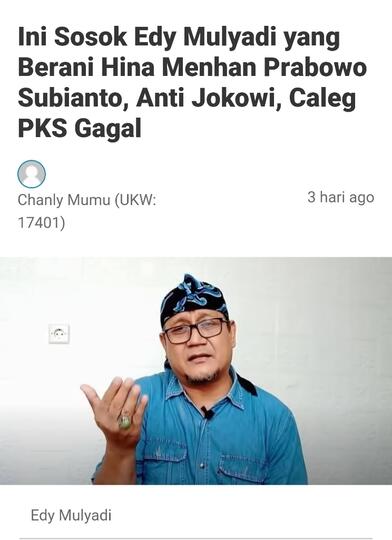 Viral Edy Mulyadi Diduga Hina Kalimantan, Sebut Tempat Jin Buang Anak hingga Pangsa..