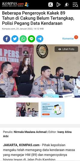 5 Orang yg Terlibat Pengeroyokan Kakek 89 Tahun di Cakung Ditetapkan sbg Tersangka