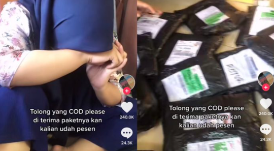 Pakai Sistem COD, Penjual Ini Menangis Karena Semua Produknya Dikembalikan