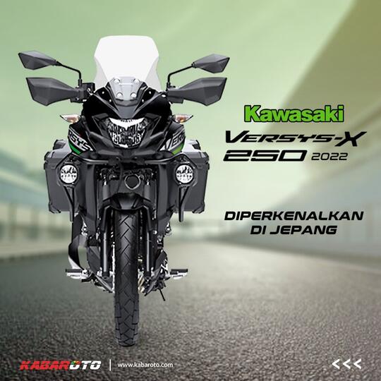Kawasaki Versys-X 250 2022 Diperkenalkan Di Jepang