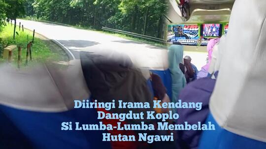 Diiringi Irama Kendang Dangdut Koplo, Si Lumba-Lumba Membelah Hutan Ngawi