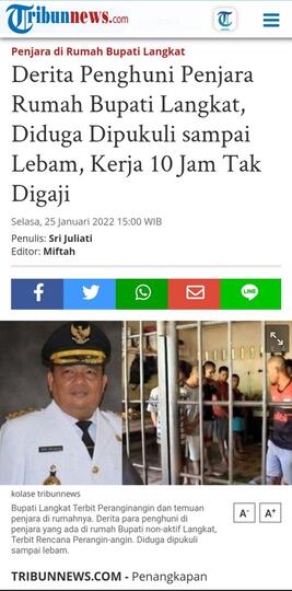 Menko Muhadjir Duga Ada Tujuan Mulia Dibalik Sel di Rumah Bupati Langkat