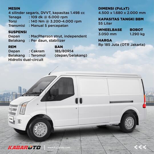 DFSK Gelora Minibus Sudah Bisa Dipesan, Harga Rp185 Juta