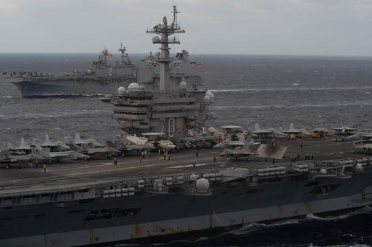Sekilas Pandang Armada Kapal Induk AS yang Dikirim ke Laut China Selatan