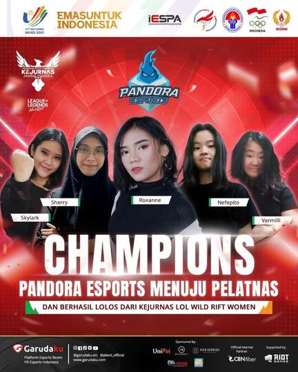 Pandora Infinity Sukses Jadi Juara KEJURNAS 2022