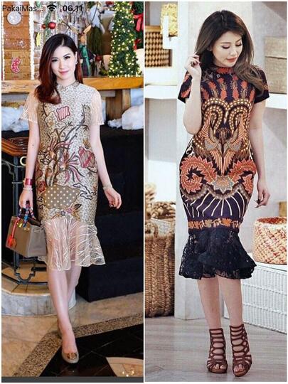 model dress batik remaja