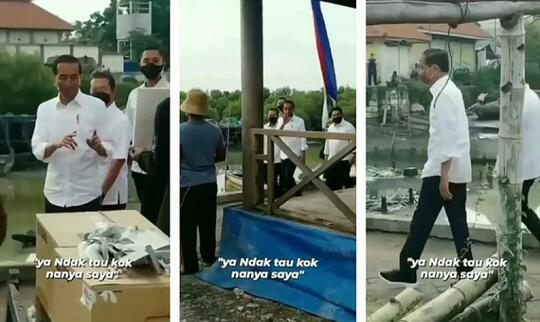 Presiden Jokowi Diteriaki Anak-anak "Ya Ndak Tau Kok Tanya Saya", Apa Ini Patut?
