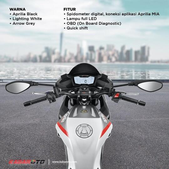 Aprilia RS 125 Dan Tuono 125 Meluncur, Berikut Ubahannya