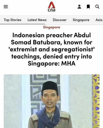 Ustaz Abdul Somad Disebut Media Asing Penceramah Ekstrem Indonesia