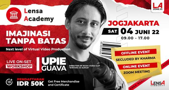 Imajinasi Tanpa Batas, Next Level of Virtual Video Production, Live On-Set Workshop