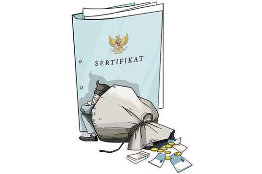 Petok D, Senjata Sakti Mafia Tanah