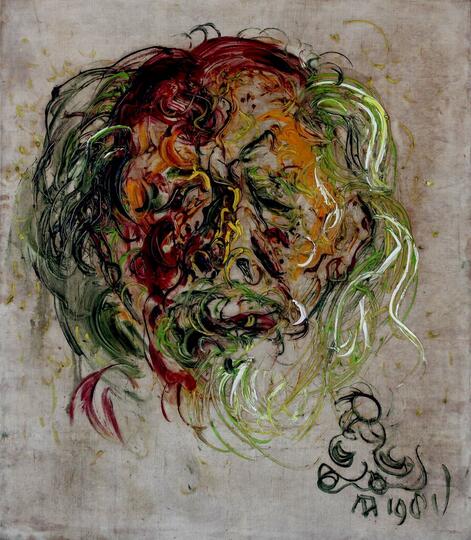 Art Review - Lukisan Affandi Potrei Diri I, 1981