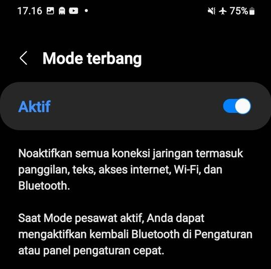 Inilah Manfaat 'Tersembunyi' Fitur Mode Pesawat di HP, Pernah Cobain, Gan?