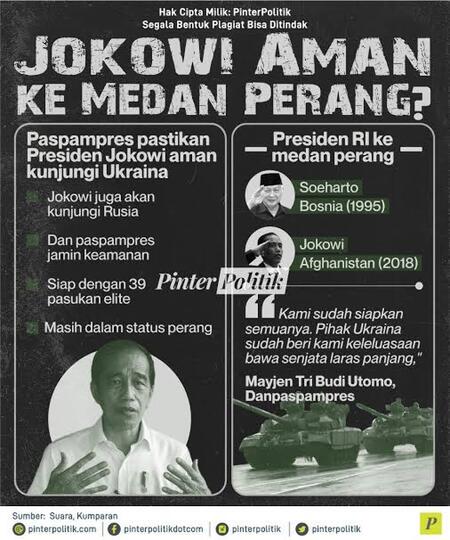 Keren! Paspampres Jokowi Di Ukraina Bersenjata Laras Panjang!