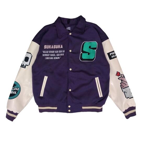 10 Rekomendasi Jaket Varsity Berkerah dari Brand Lokal, Tampil Makin Kece Bro!