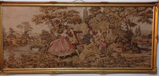 Dijual cepat (BU) lukisan rajut Dancing Couple asli dari Eropa.