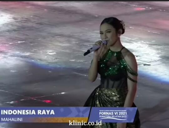 Berbusana Seksi, Mahalini Kekasih Rizki Febian Dihujat Saat Nyanyi Indonesia Raya