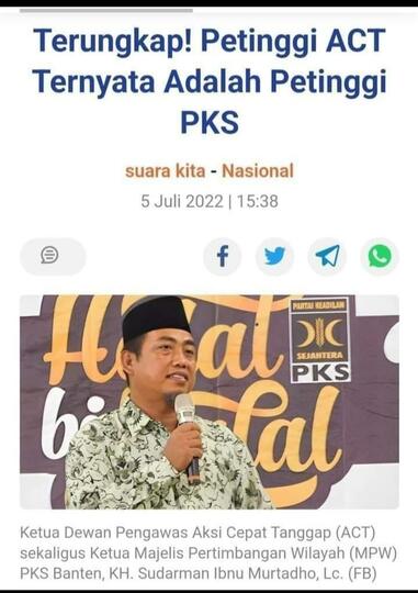 PPATK Duga Ada Parpol Ikut Menyalurkan Donasi ACT