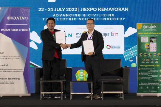 Indonesia Akan Di Banjiri Motor Listrik Lewat Kerja Sama NUJEK dan DATAM Korea