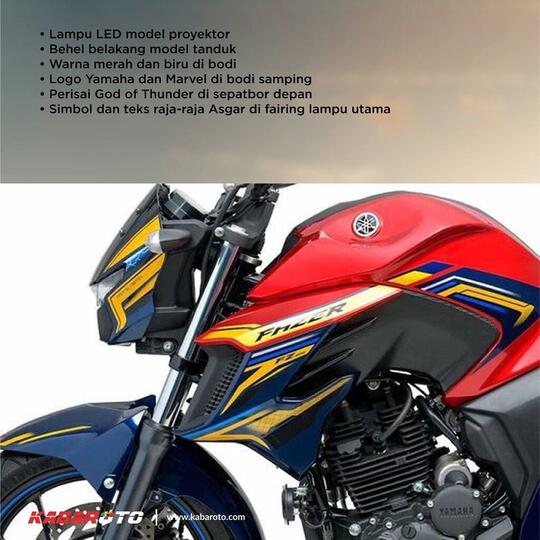 Yamaha FZ25 Edisi Superhero Thor Dibanderol Rp60 Jutaan