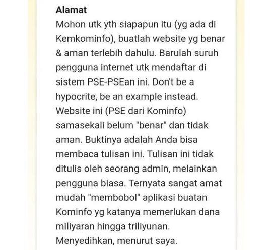 Seberapa Aman Server Kominfo? Hacker yang Sangat Sopan ini Menjawab