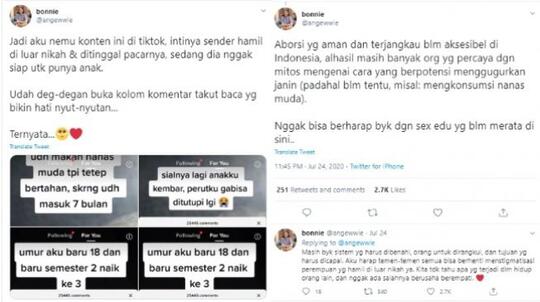 Beredar Konten Bandingkan Hamil Diluar Nikah dan Nikah Lama Belum Hamil, Pantaskah?