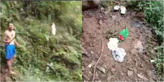 Sampah Celana Dalam, Banyak Ditemukan Di Gunung-Gunung!