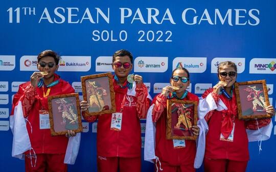 Tidak Bisa Disepelekan, Team Atlet Indonesia Juara Umum ASEAN Para Games 2022